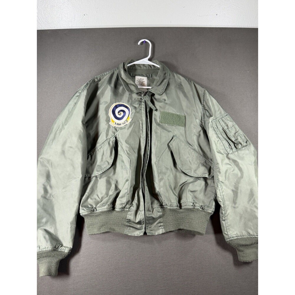 US Military Flyers Flight Jacket Mens XL 46-48 Green Summer Type CWU-36/P